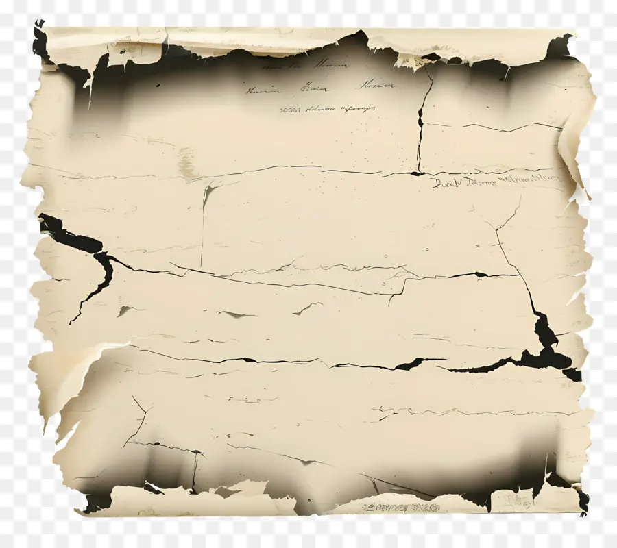 Papel Rasgado Vintage，Papel Viejo Arrugado PNG