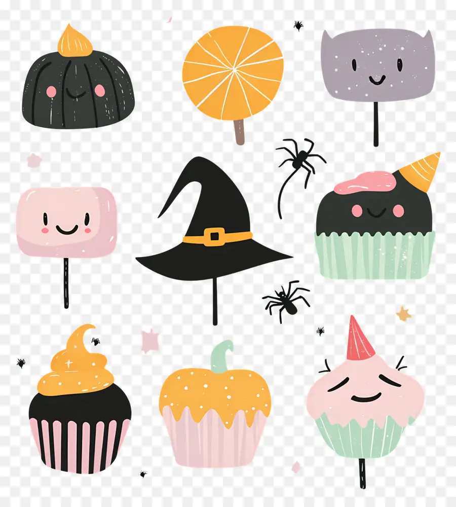 Dulces De Halloween，Golosinas De Halloween PNG