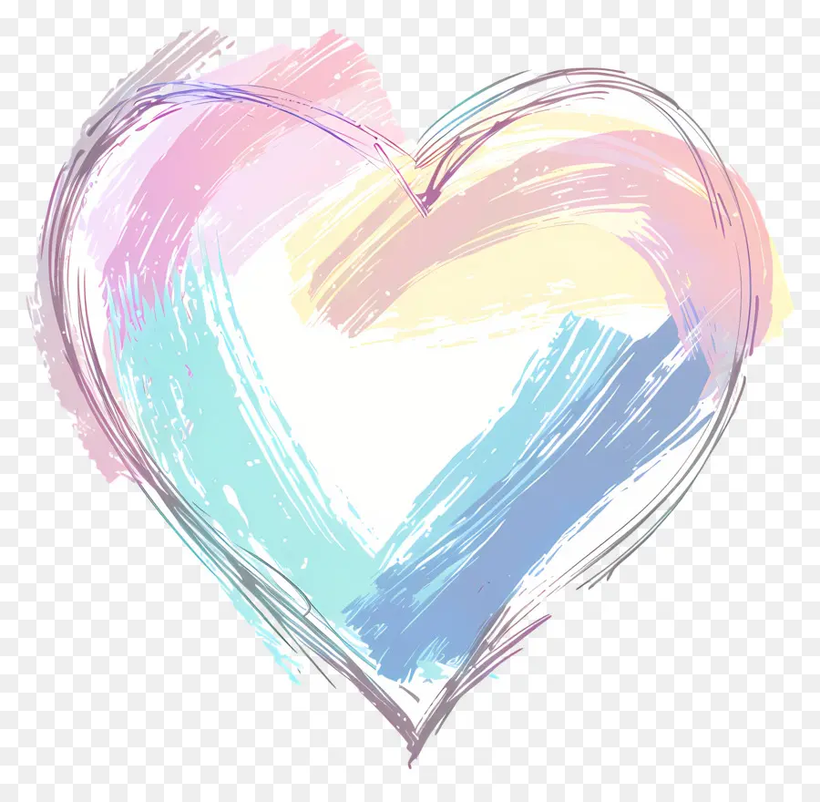 Corazón Pastel，Corazón PNG