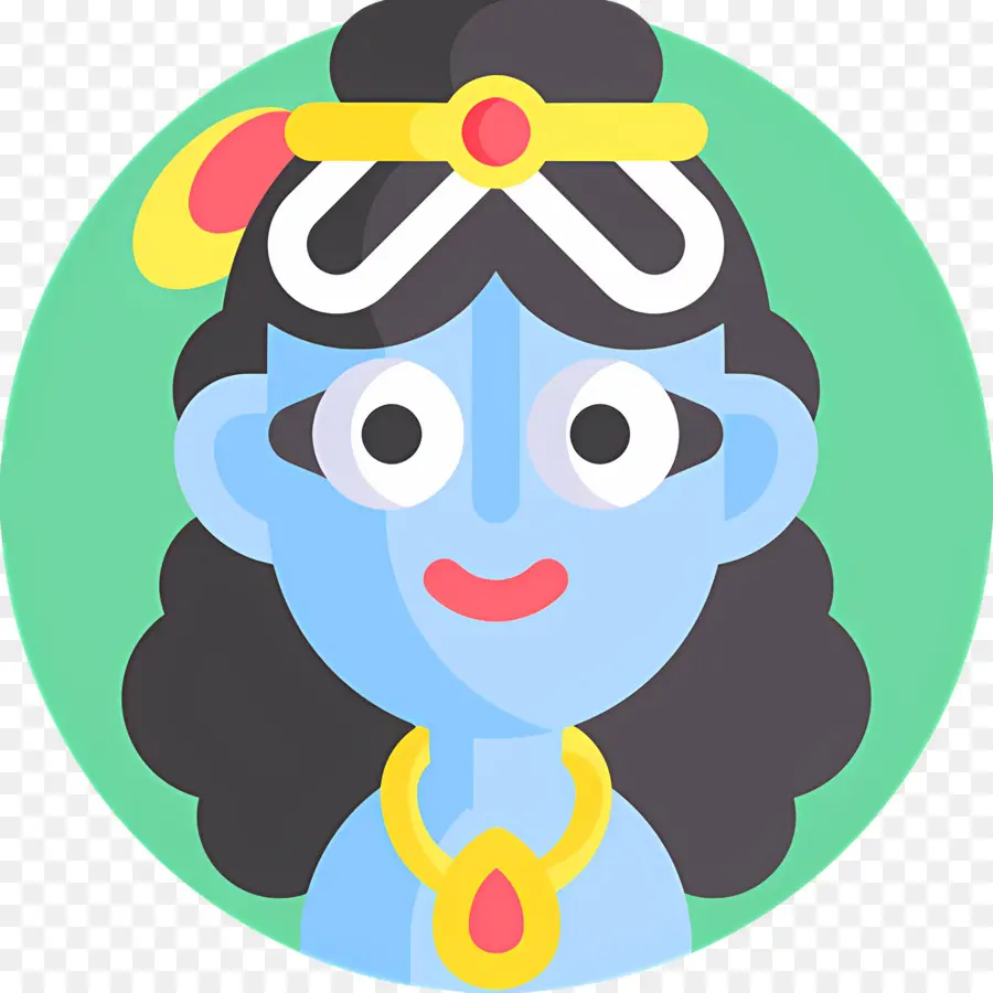 Krishna，Mujer Azul PNG