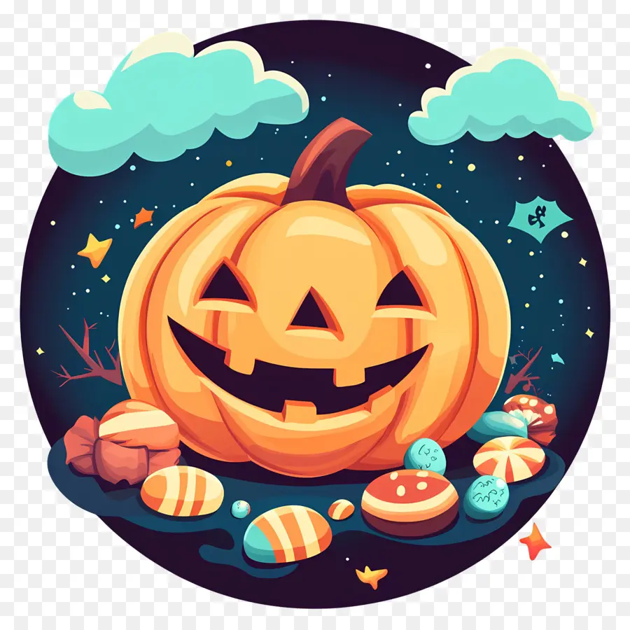 Calabaza De Halloween，Jack O' Lantern PNG