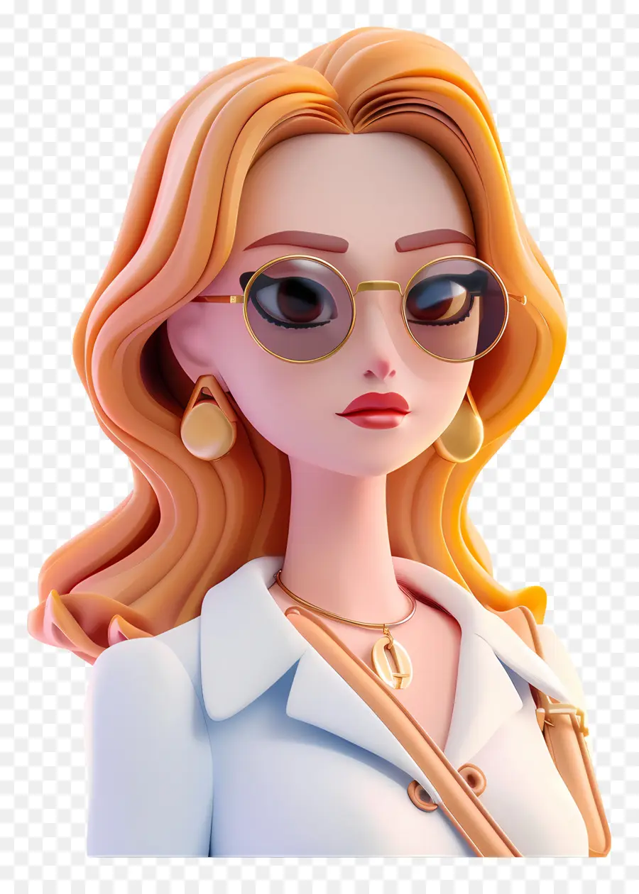 Avatar De Mujer 3d，Mujer Animada PNG