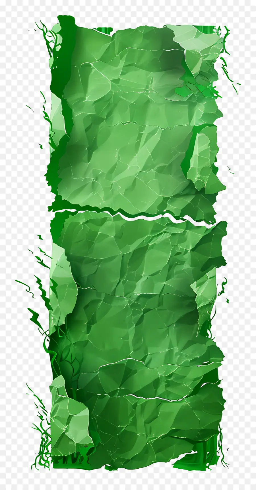 Papel Rasgado Verde，Libro Verde Rasgado PNG