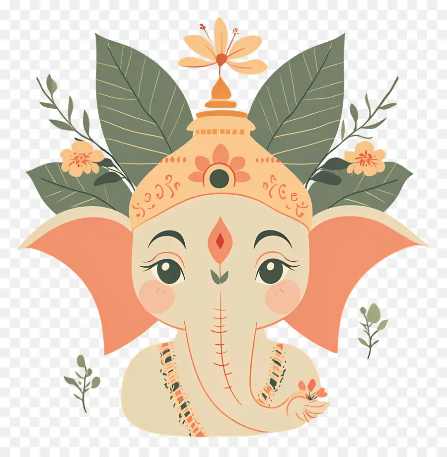 Ganesh Chaturthi，Cabeza De Elefante PNG