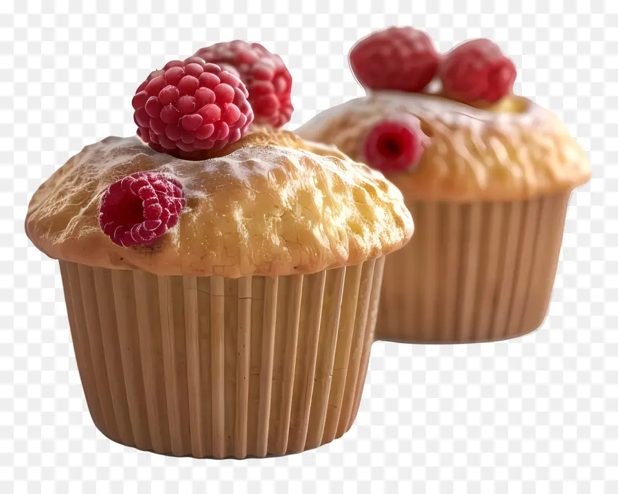 Muffins De Frambuesa，Magdalenas PNG