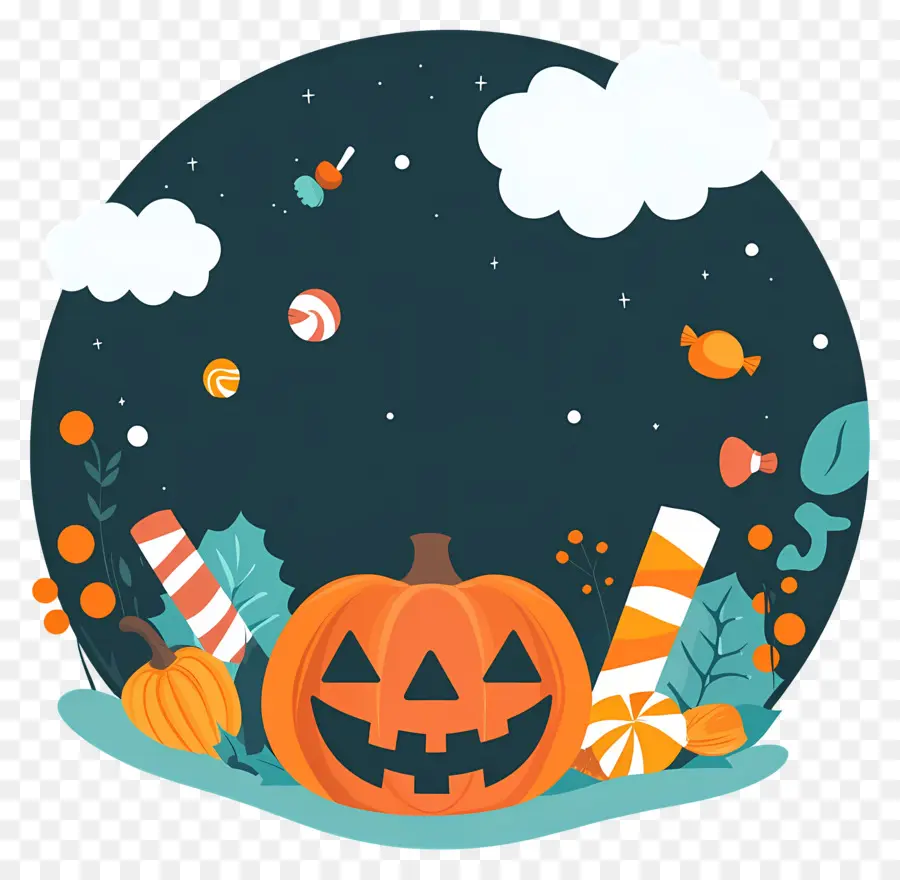 Calabaza De Halloween，Jack O' Lantern PNG