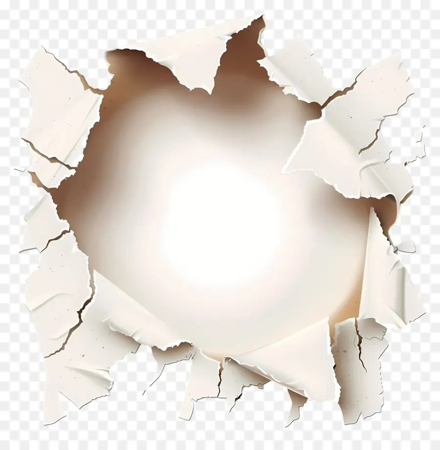 Papel Rasgado Agujero，Papel Rasgado PNG