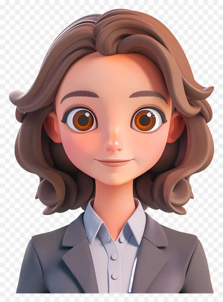 Avatar De Mujer 3d，Mujer De Negocios PNG