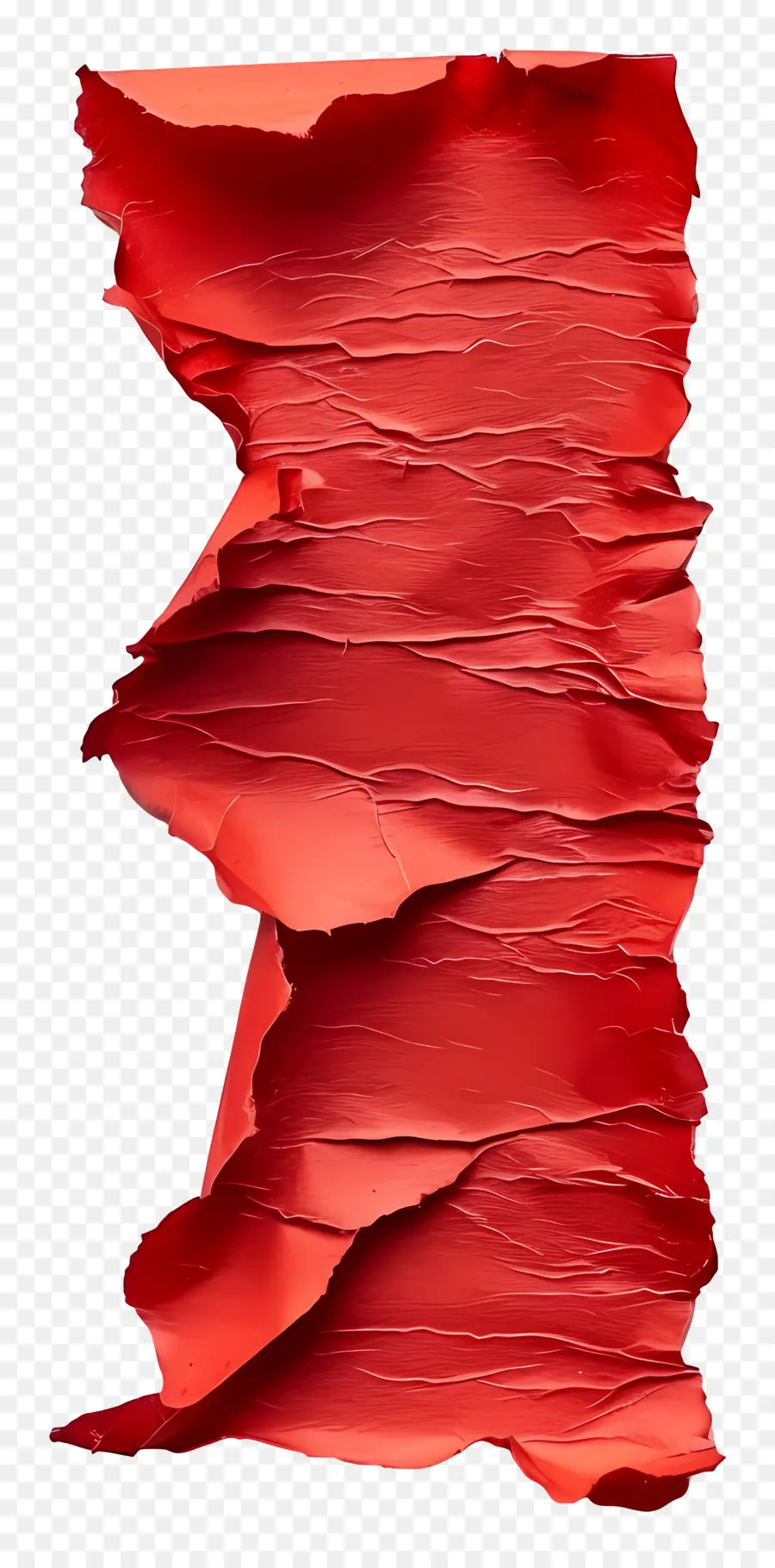 Papel Rasgado Rojo，Rasgado PNG