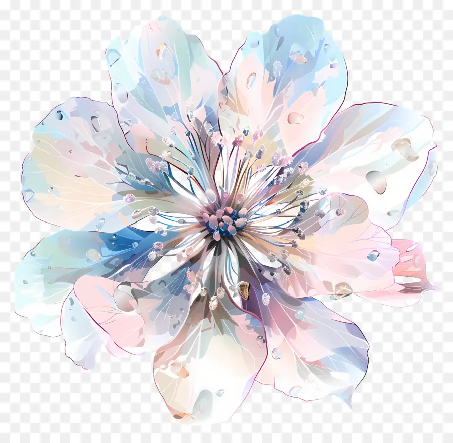 Flor Pastel，Flor PNG