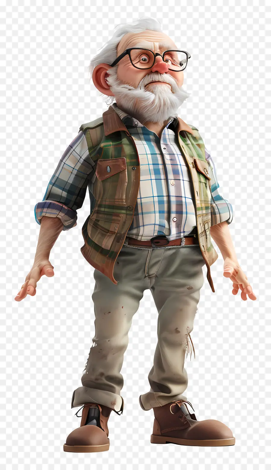 Avatar De Anciano 3d，Viejo PNG