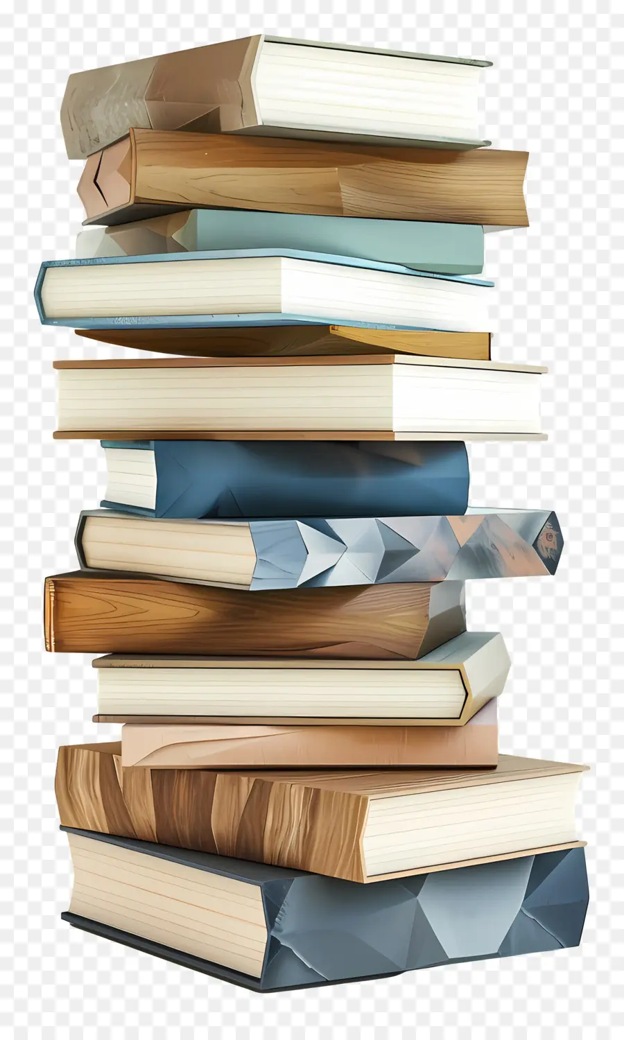 Pila De Libros 3d，Pila De Libros PNG