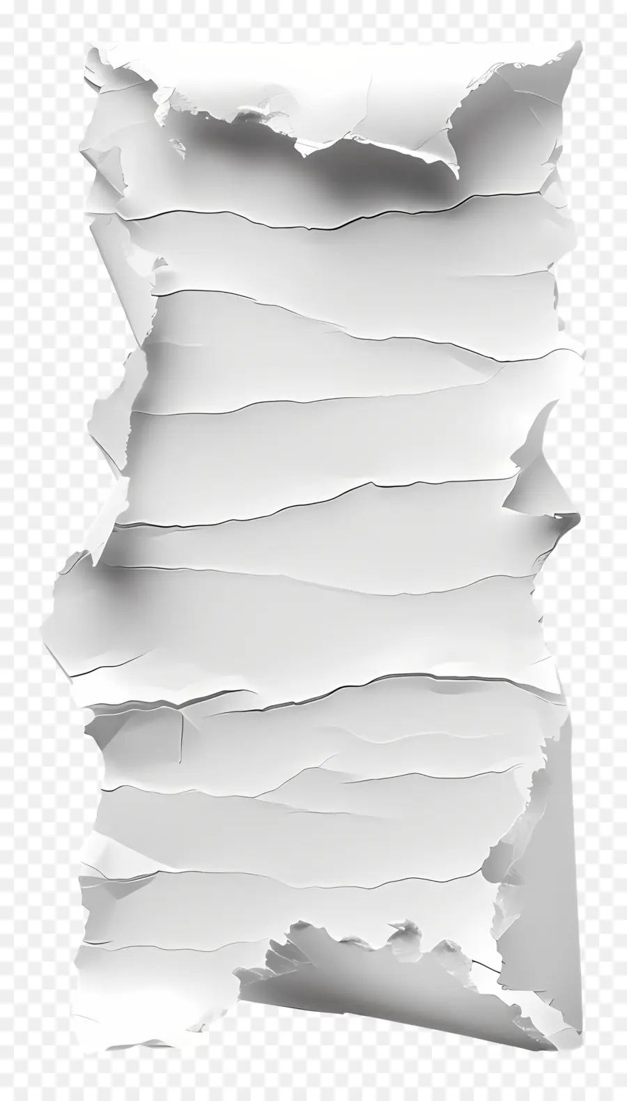 Papel Rasgado Blanco，Papel Rasgado PNG