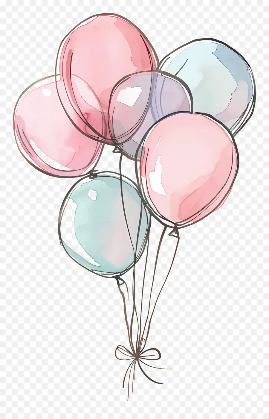 Globos Pastel，Globos PNG