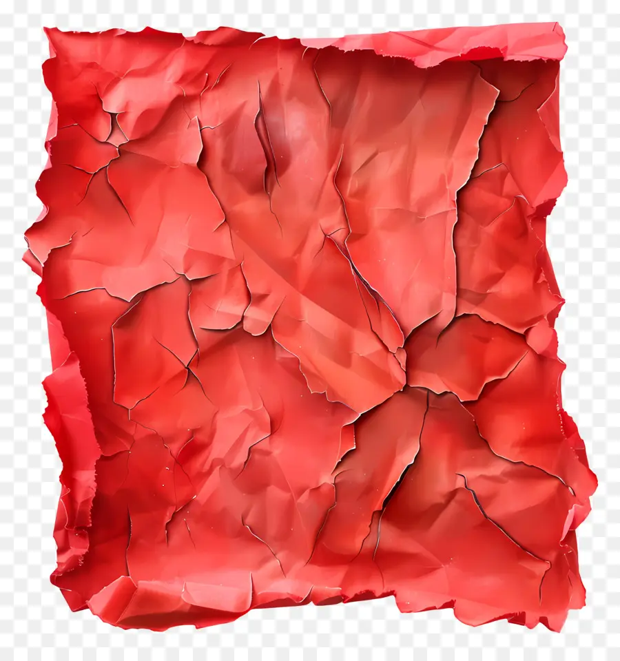 Papel Rasgado Rojo，Papel Rojo Rasgado PNG