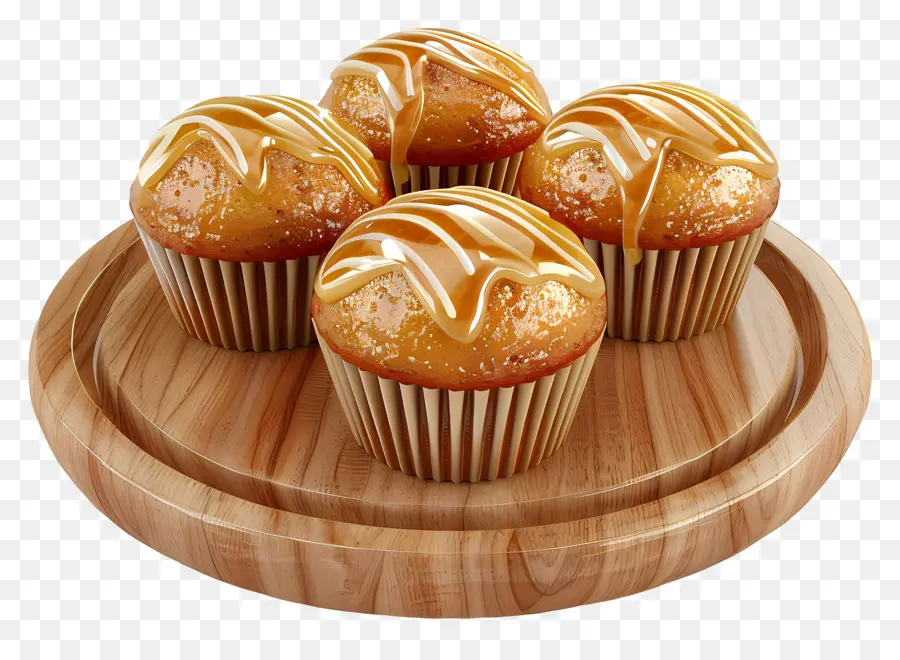 Muffins De Miel，Magdalenas De Caramelo PNG