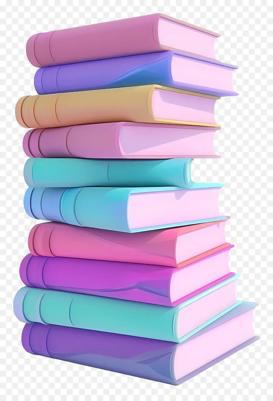 Pila De Libros 3d，Pila De Libros PNG