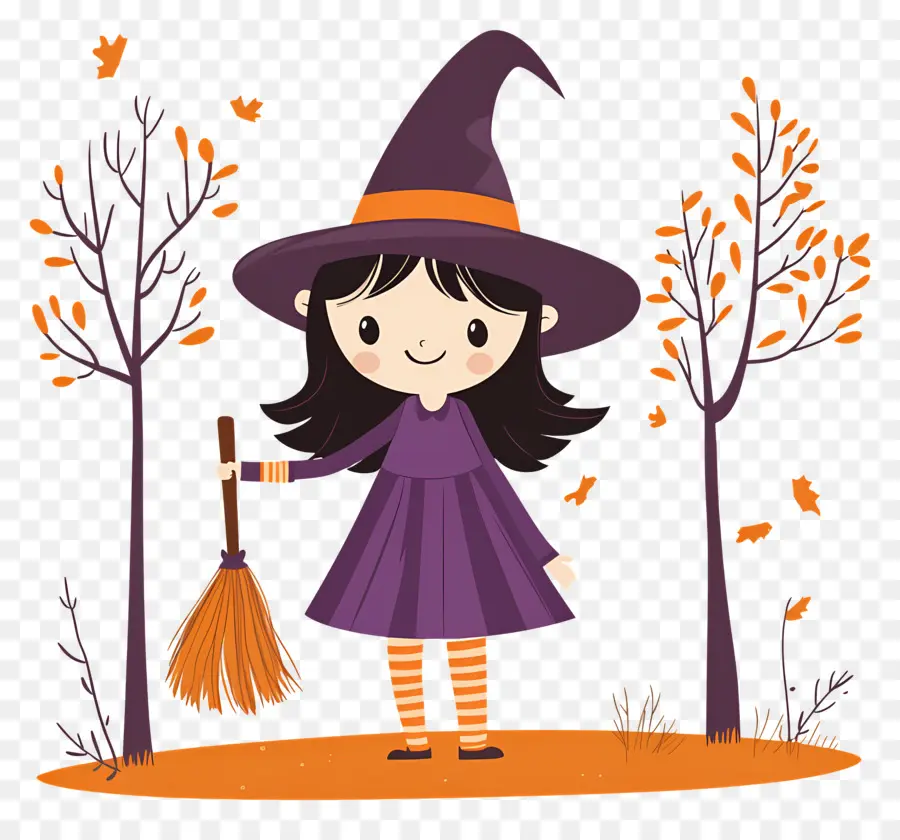 Linda Bruja De Halloween，Bruja PNG