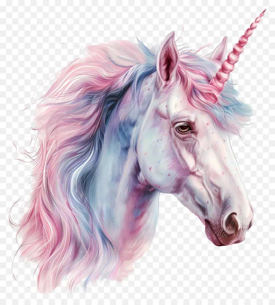 Unicornio Pastel，Unicornio Blanco PNG