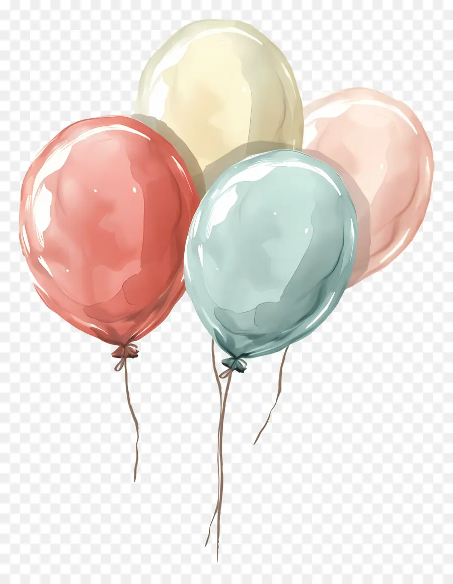 Globos Pastel，Globos PNG