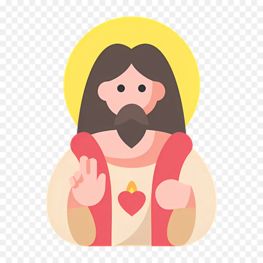 Jesús，Figura De Dibujos Animados PNG