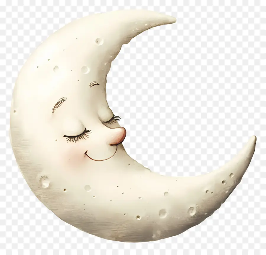 Linda Luna，Luna Dormida PNG