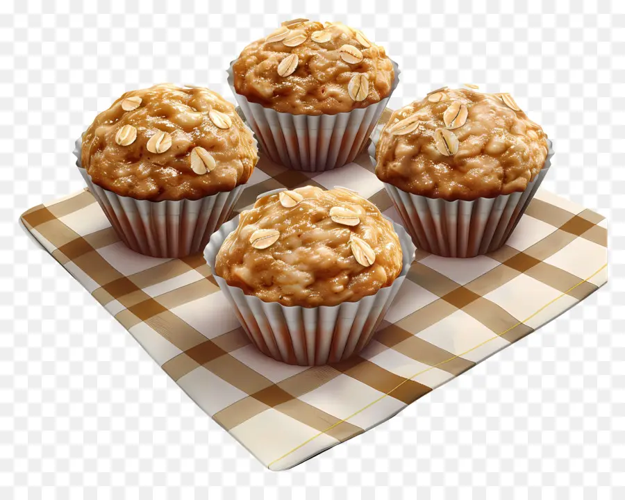 Muffins De Avena，Magdalenas PNG