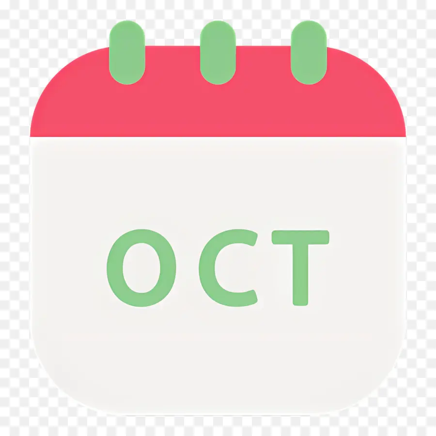 Octubre，Calendario Octubre PNG