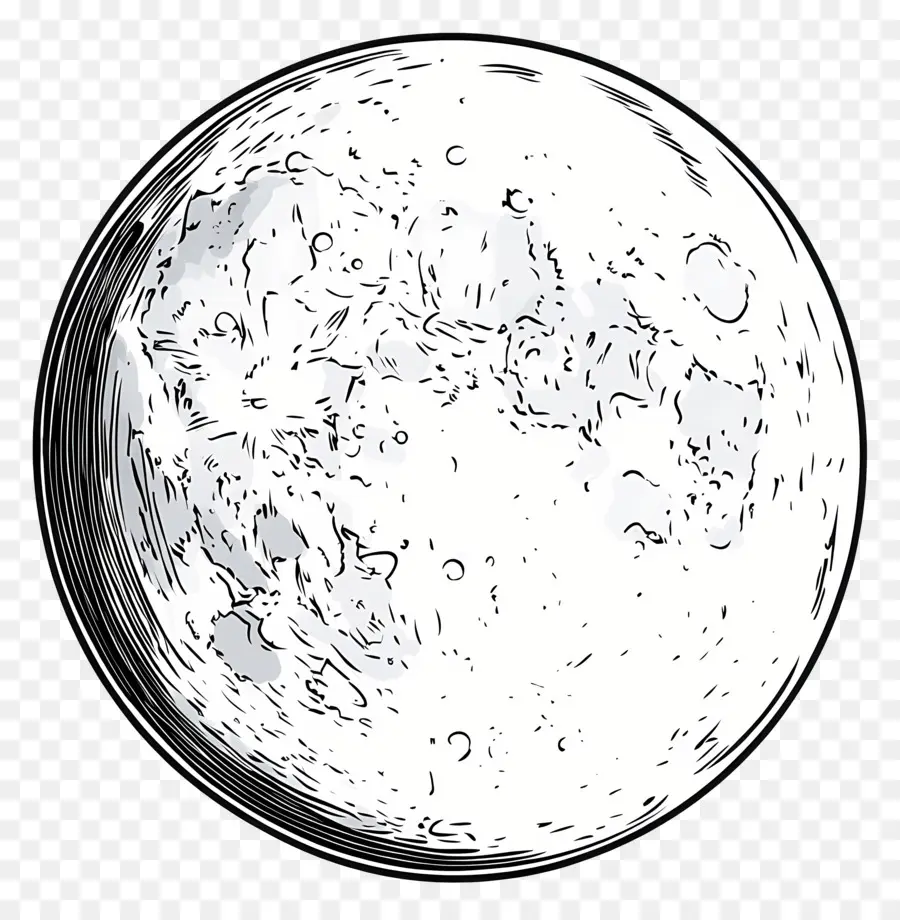 Contorno De La Luna，Luna PNG