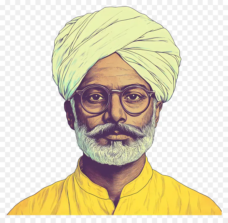 Político Indio，Hombre Con Turbante PNG