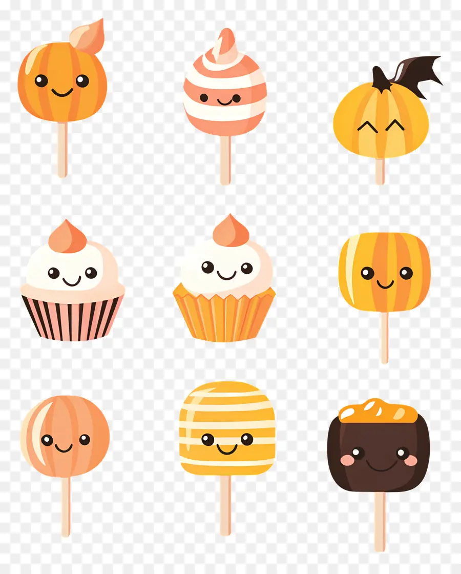 Dulces De Halloween，Dulces Lindos PNG