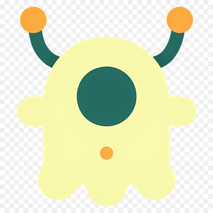 Monstruo Espacial，Extraterrestre Amarillo PNG