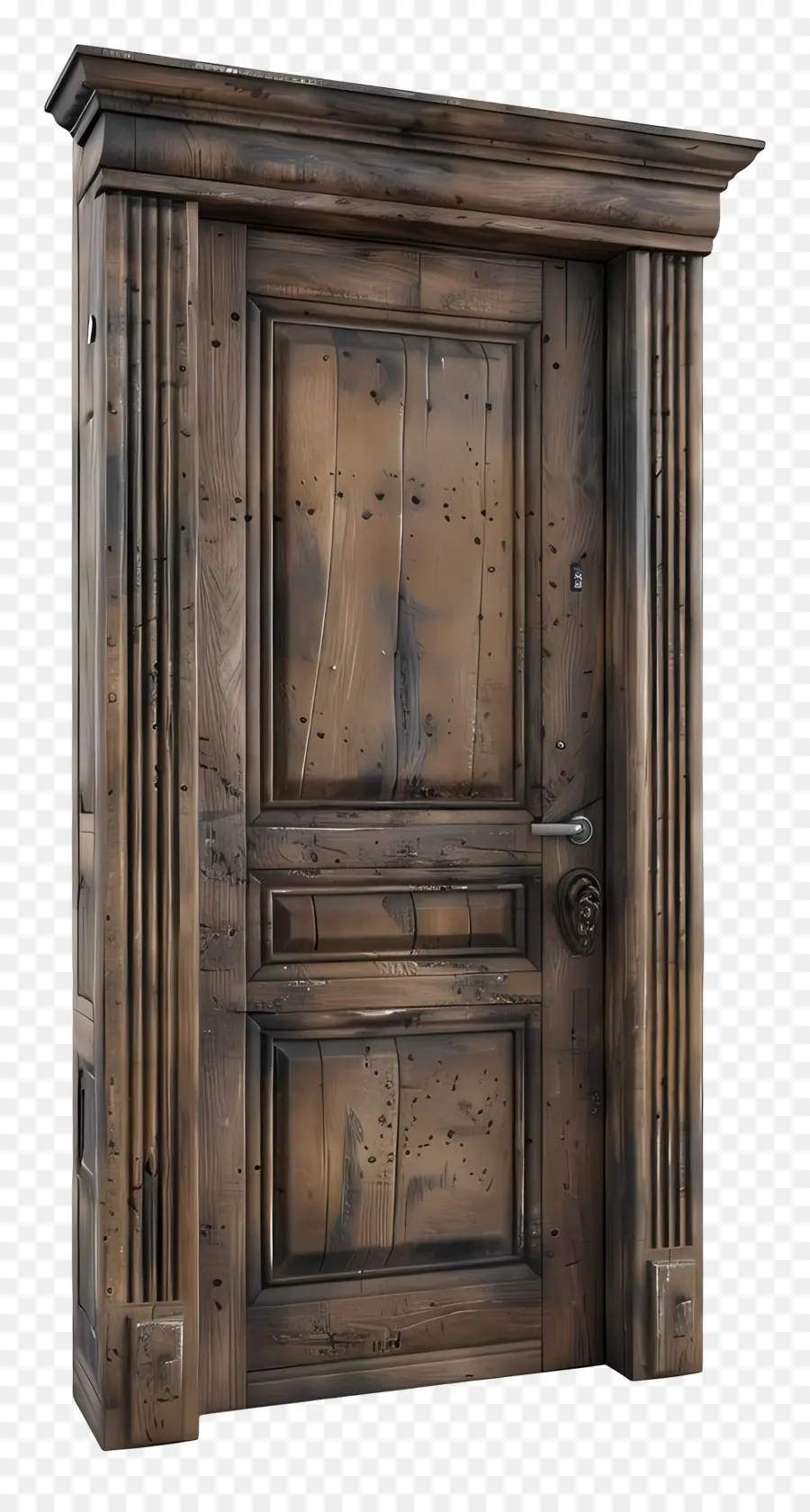 Puerta De Madera 3d，Puerta De Madera PNG