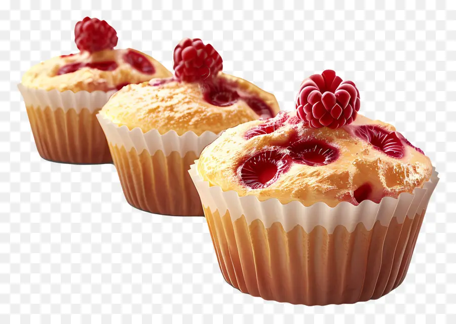 Muffins De Frambuesa，Muffins De Bayas PNG