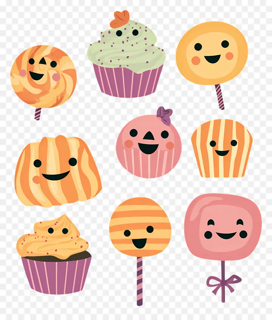 Dulces De Halloween，Dulces Lindos PNG