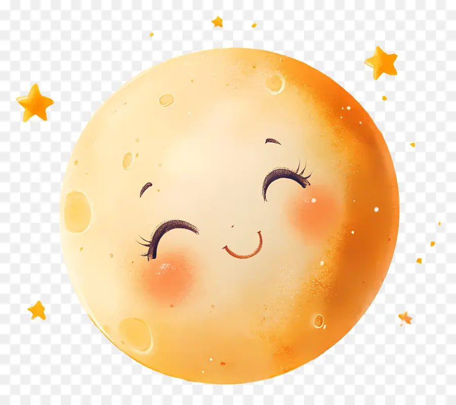 Linda Luna，Luna Sonriente PNG