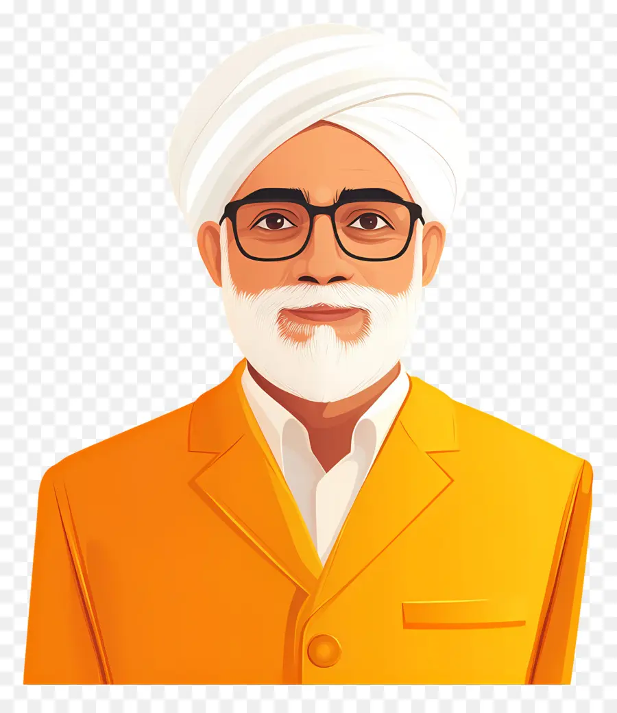 Político Indio，Hombre Con Turbante PNG