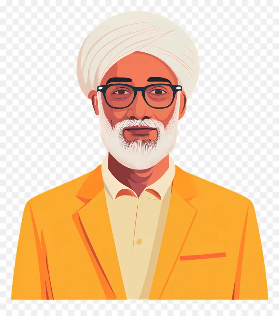 Político Indio，Hombre Con Turbante PNG