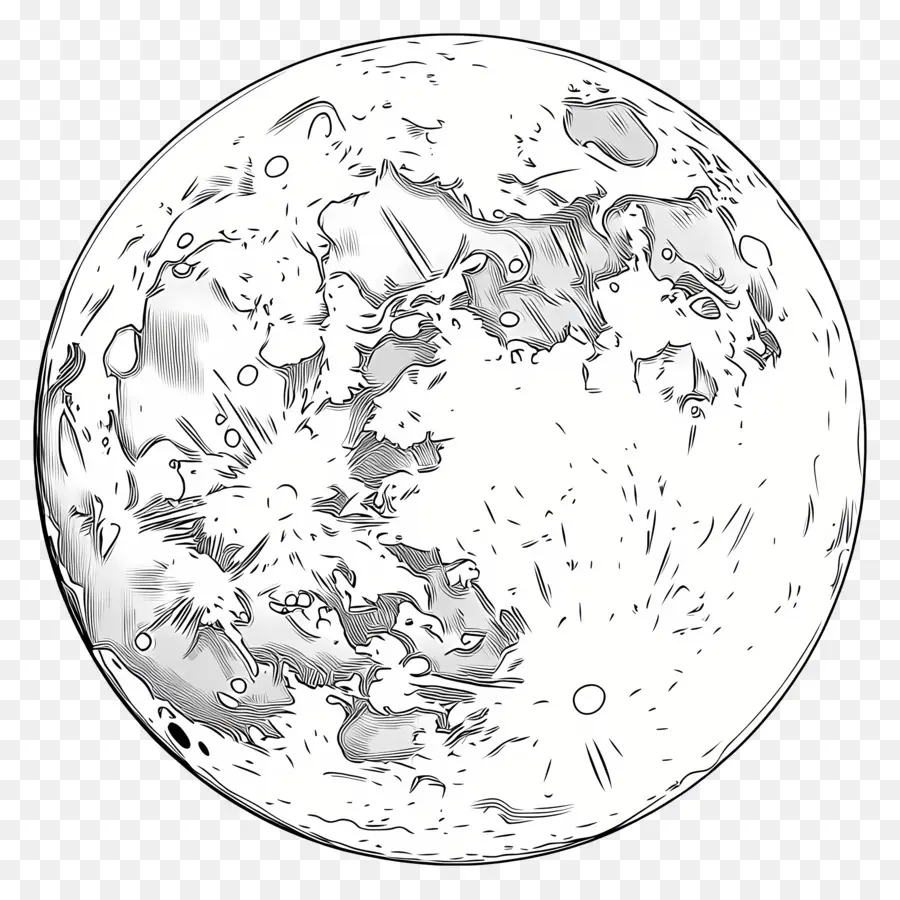 Contorno De La Luna，Luna PNG