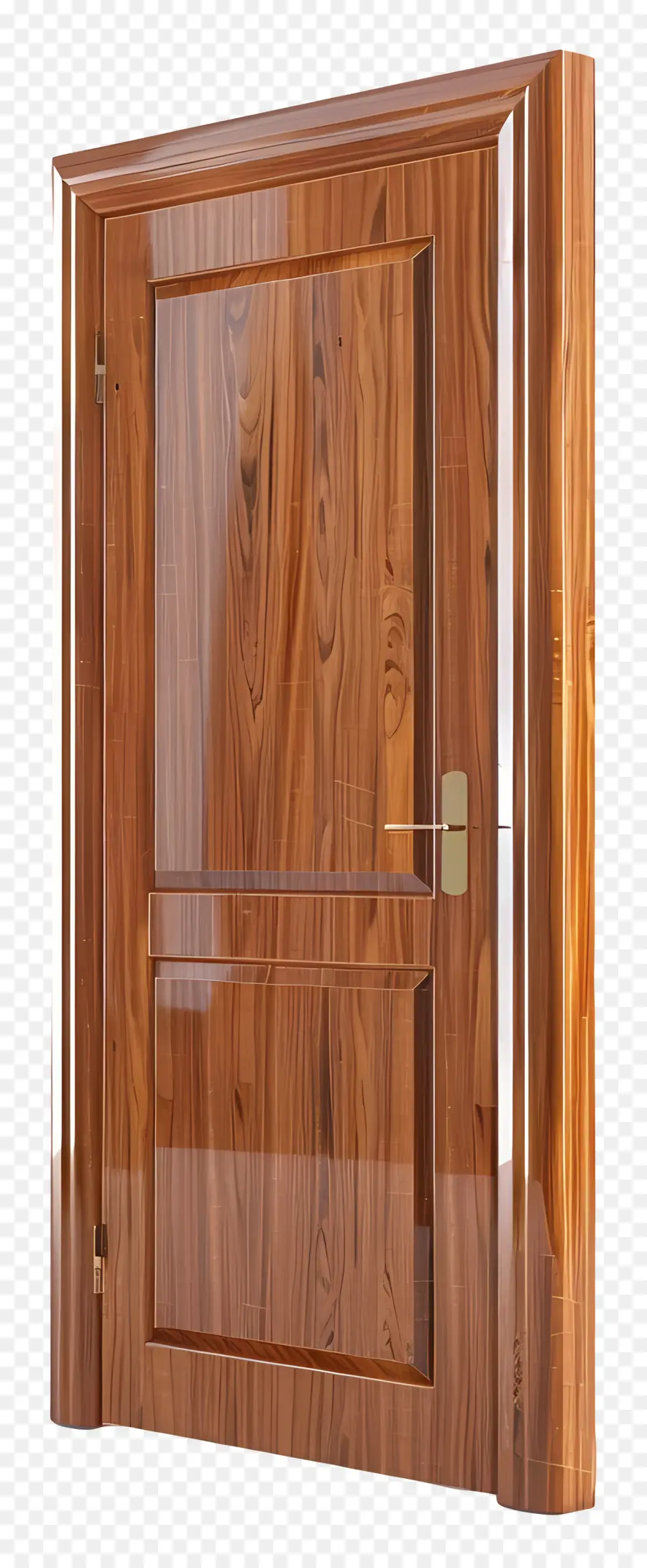 Puerta Moderna Modelo 3d，Puerta De Madera PNG