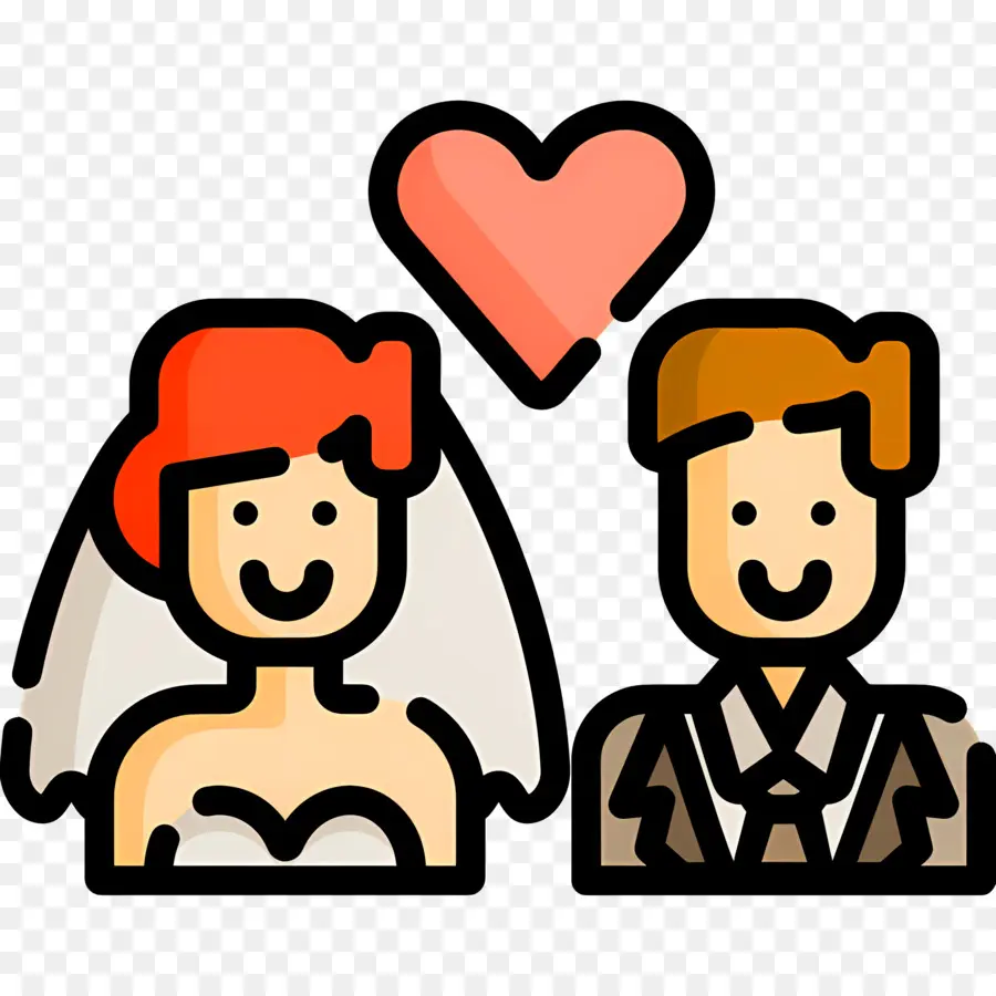 Pareja De Boda，Pareja De Novios PNG