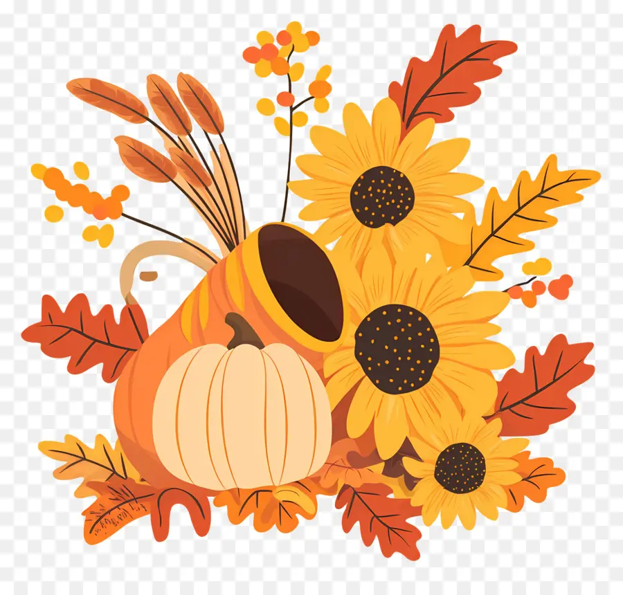 Cosecha De Otoño，Decoraciones De Otoño PNG