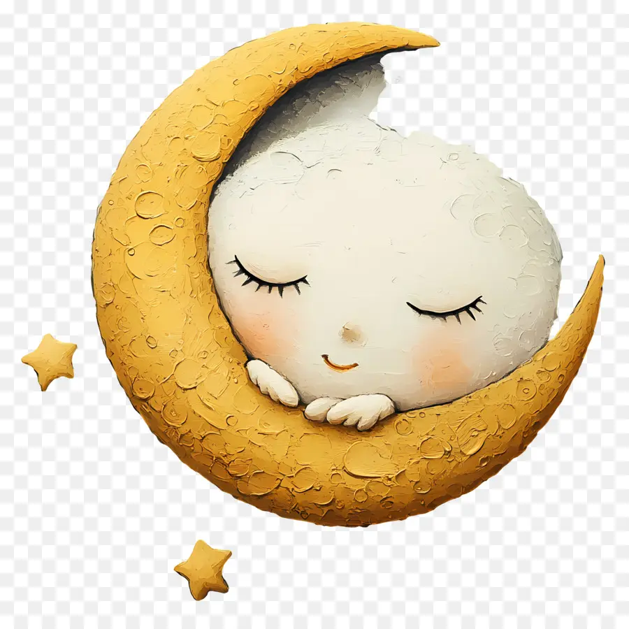 Linda Luna，Luna Dormida PNG