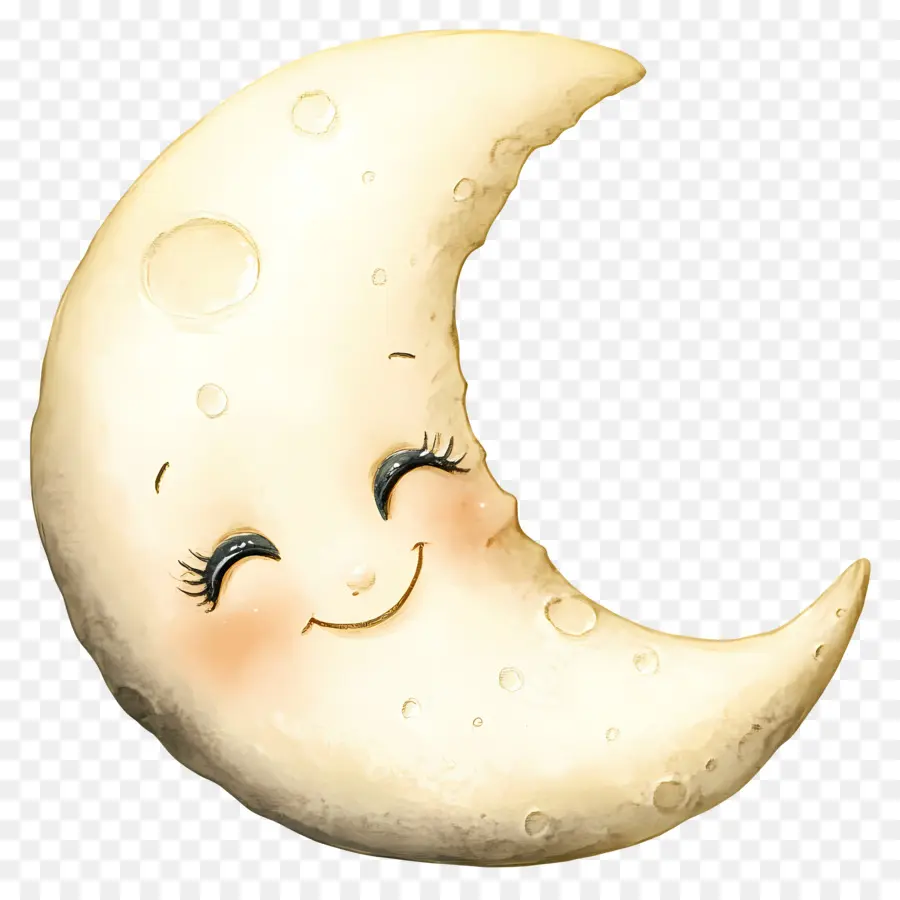 Linda Luna，Luna Dormida PNG