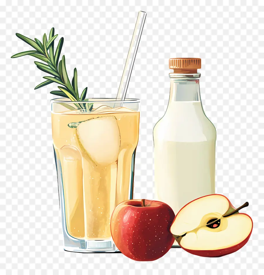 Sidra De Manzana，Zumo De Manzana PNG