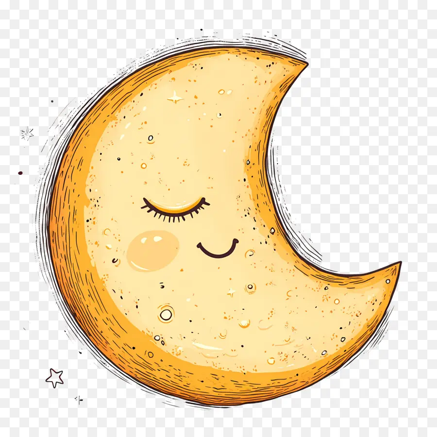 Linda Luna，Luna Dormida PNG