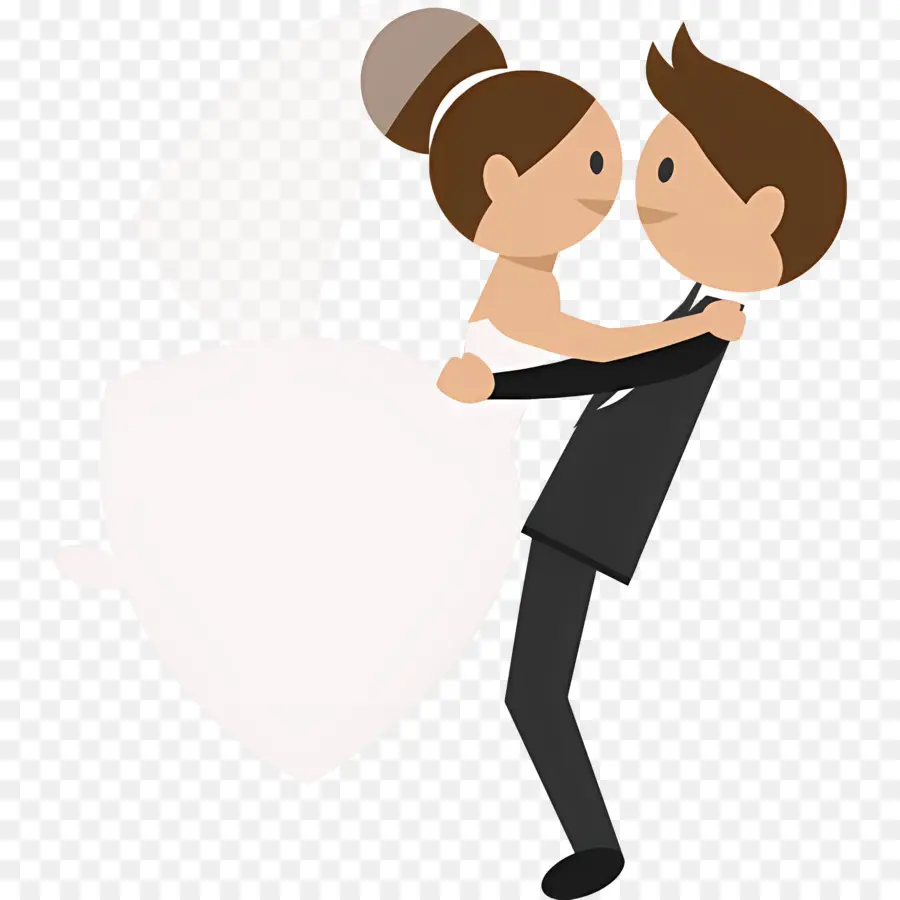 Pareja De Boda，Los Novios PNG