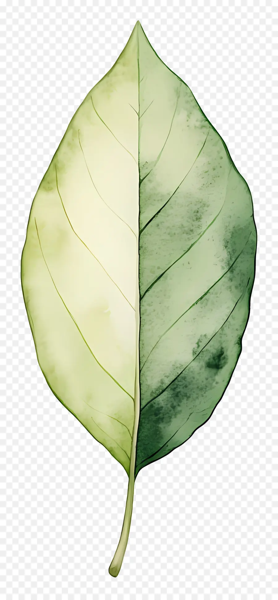 Hoja De Acuarela，Hoja PNG