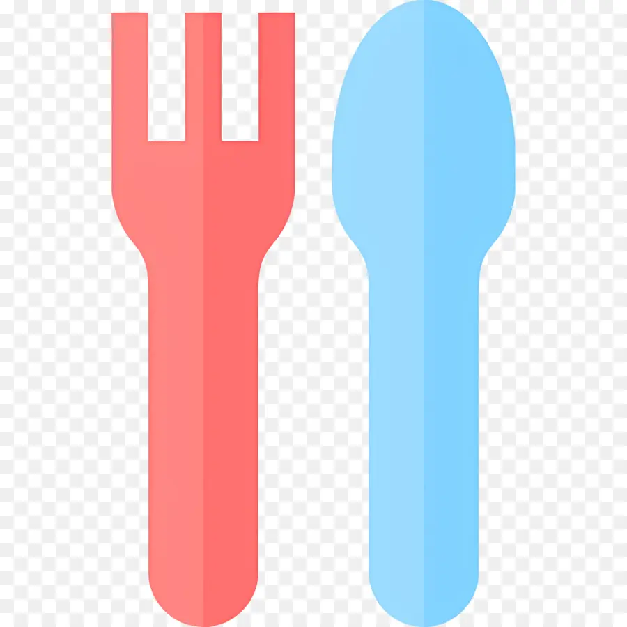 Tenedor Cuchara，Cubiertos De Plástico PNG