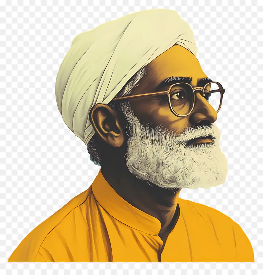 Político Indio，Hombre Con Turbante PNG